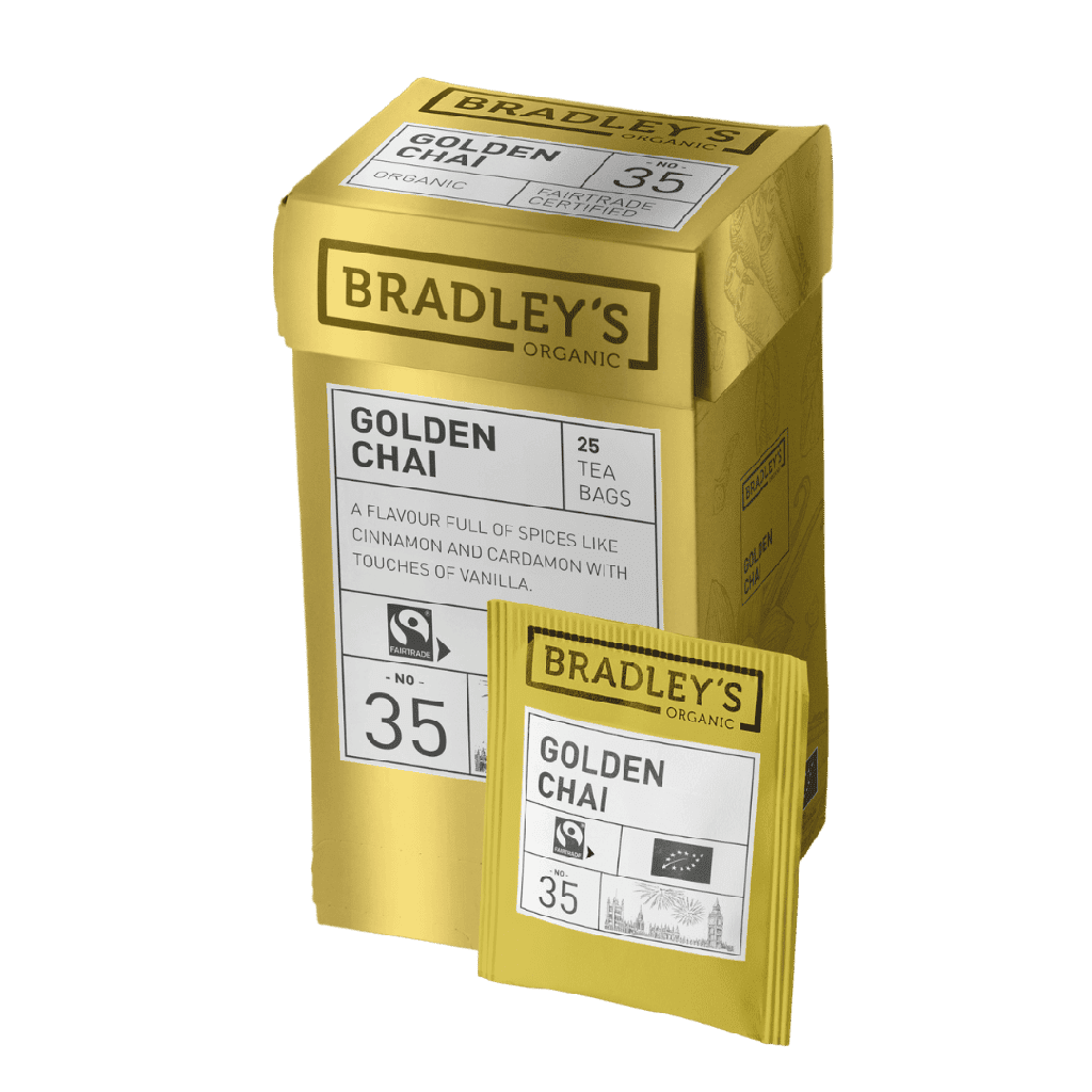 Bradley's Golden Chai No.35 - 25 theezakjes