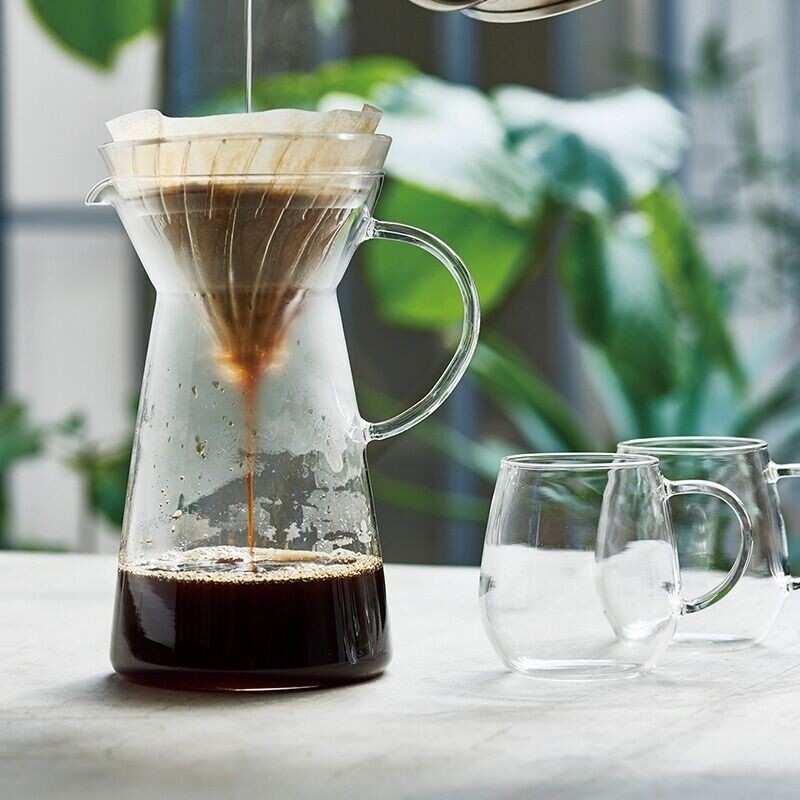 Hario V60 Iced Coffee Maker van glas