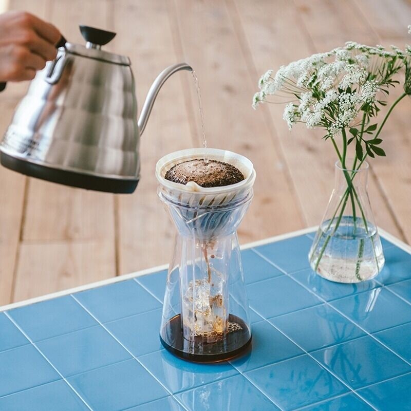 Hario V60 Iced Coffee Maker van glas