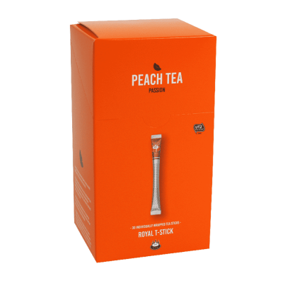 Royal T Stick Peach - thee - 30 stuks