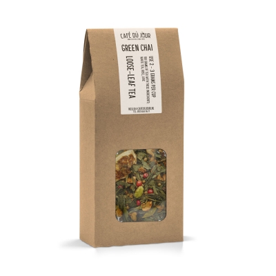 Green Chai - Groene Thee 100 gram - Café du Jour losse thee