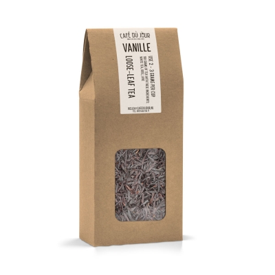 Vanille - zwarte thee 100 gram - Café du Jour losse thee