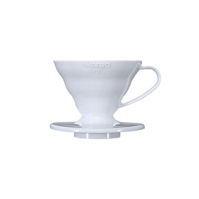 Hario V60 dripper - plastic wit maat 01