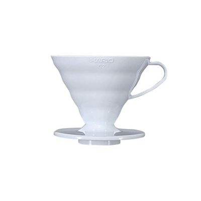 Hario V60 dripper - plastic wit maat 02