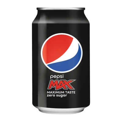 Pepsi Max 330 ml. / tray 24 blikken (+ Nederlands statiegeld)