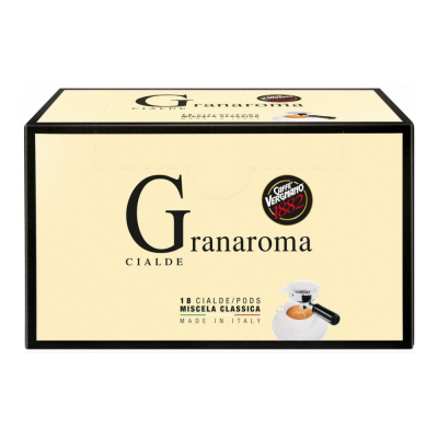 Caffè Vergnano ESE serving pods 'Granaroma' 18 stuks