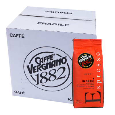 Caffè Vergnano 1882 Espresso Koffiebonen 6 x 1 kilo