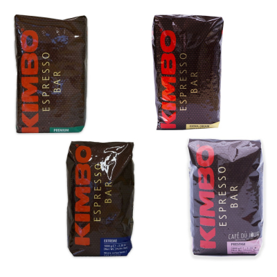 Kimbo Proefpakket - Koffiebonen - 4 x 1 kilo