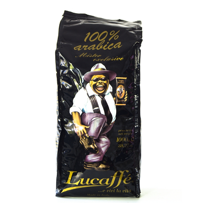 Lucaffé 100% arabica mister exclusive - koffiebonen - 1 kilo