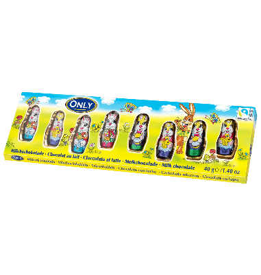 Paashaasjes van melkchocolade