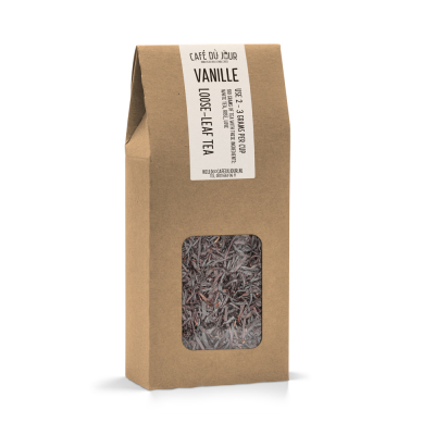 Vanille - zwarte thee 100 gram - Café du Jour losse thee