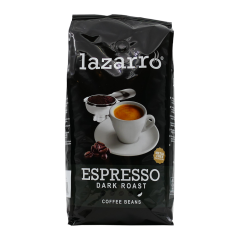 Lazarro espresso dark roast - koffiebonen - 1 kilo