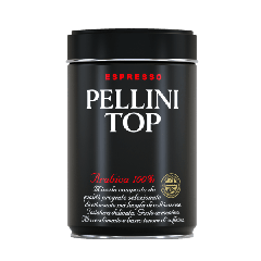 Pellini Top - Gemalen koffie in blik - 250 gram