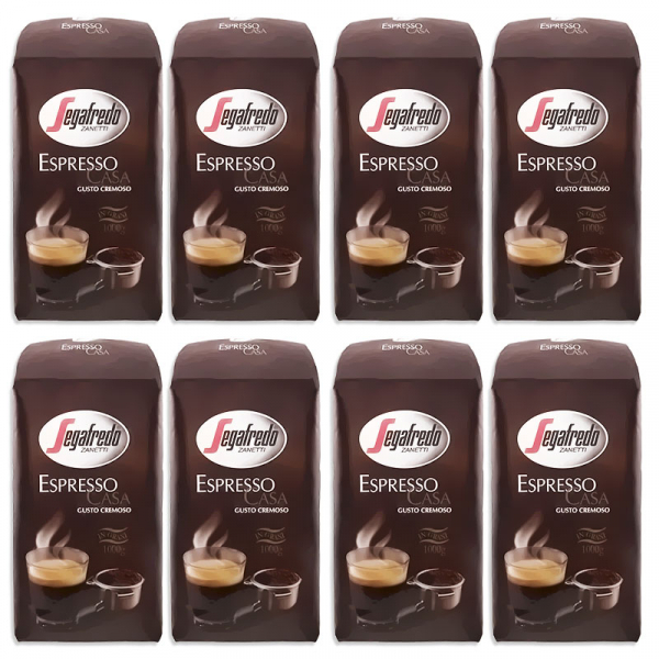 Segafredo Espresso Casa 8 kg koffiebonen voordeeldoos