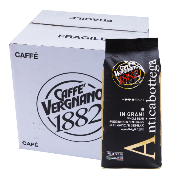 Caffè Vergnano 1882 Antica Bottega 6 kg koffiebonen VPE colli