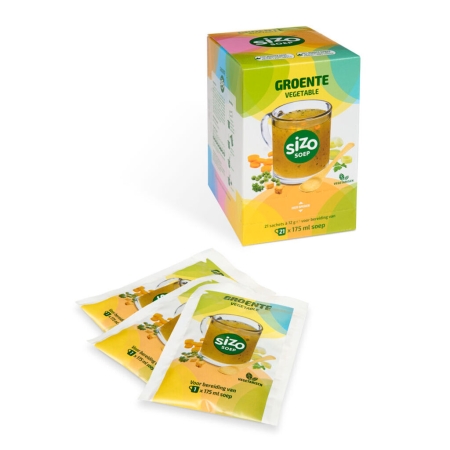 Sizo Soep Groente - instant soep - 21 zakjes