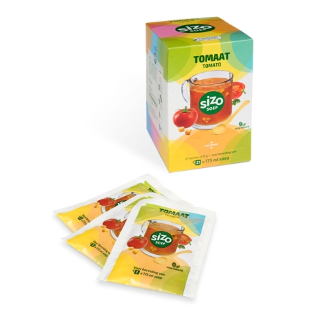 Sizo Soep Tomaat - instant soep - 21 zakjes