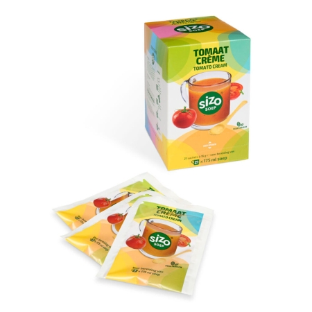 Sizo Soep Tomaat Créme - instant soep - 21 zakjes