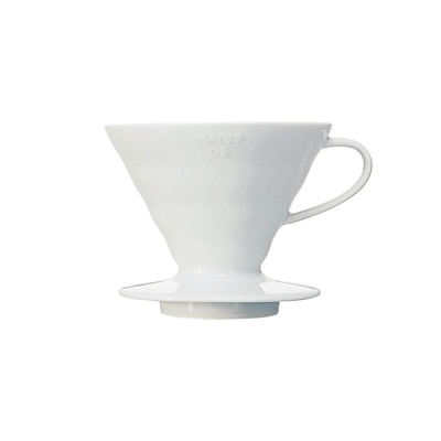 Hario V60 dripper - porselein wit maat 02