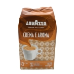 Vooraanzicht van een zak Lavazza Crema e Aroma Koffiebonen van 1 kilo