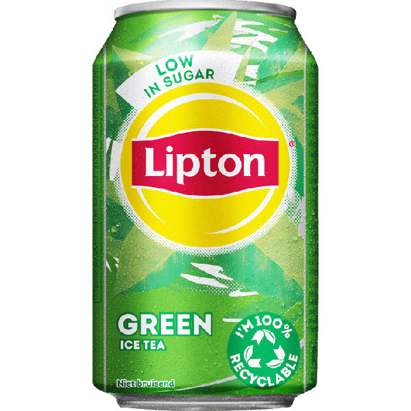 Lipton Ice Tea Green 330 ml. / tray 24 blikken (+ Nederlands statiegeld)