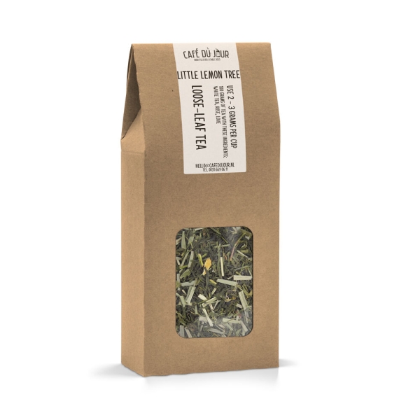 Little Lemon Tree - groene thee 100 gram - Café du Jour losse thee