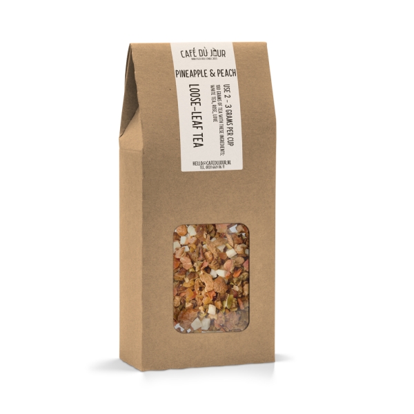 Ananas & Perzik - vruchtenthee 100 gram - Café du Jour Losse Thee