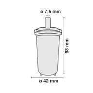 DVA - Waterfilter Espressomachine Universeel - 1 stuk