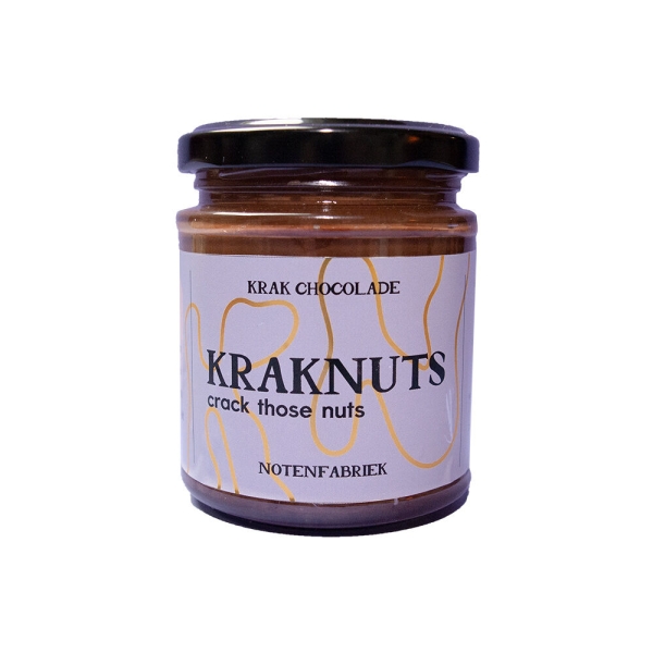 Kraknuts Gianduja - hazelnootpasta - 200 gram