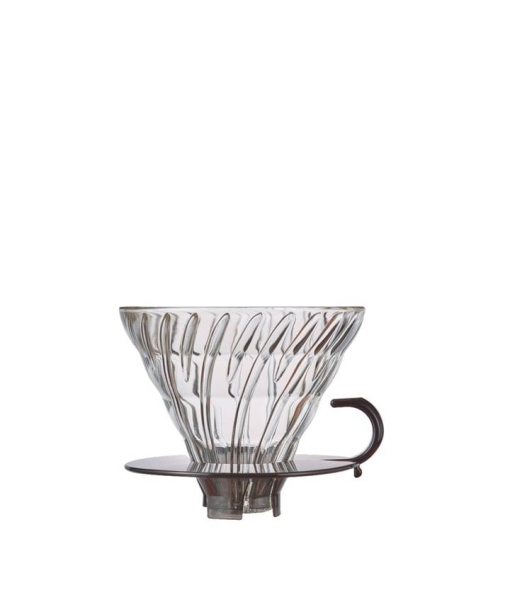 Hario V60 dripper - glas zwart maat 02