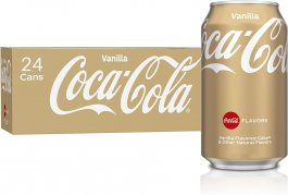 Coca Cola Vanille 330 ml. / tray 24 blikken