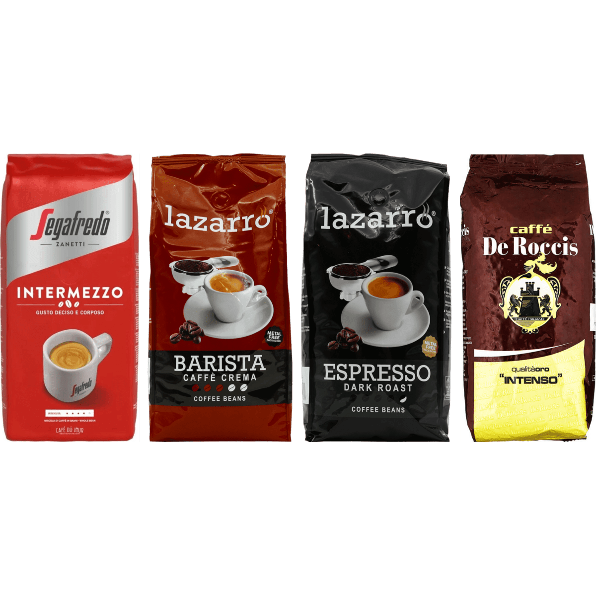 Italiaanse Espresso Selectie - 4 x 1 kilo koffiebonen