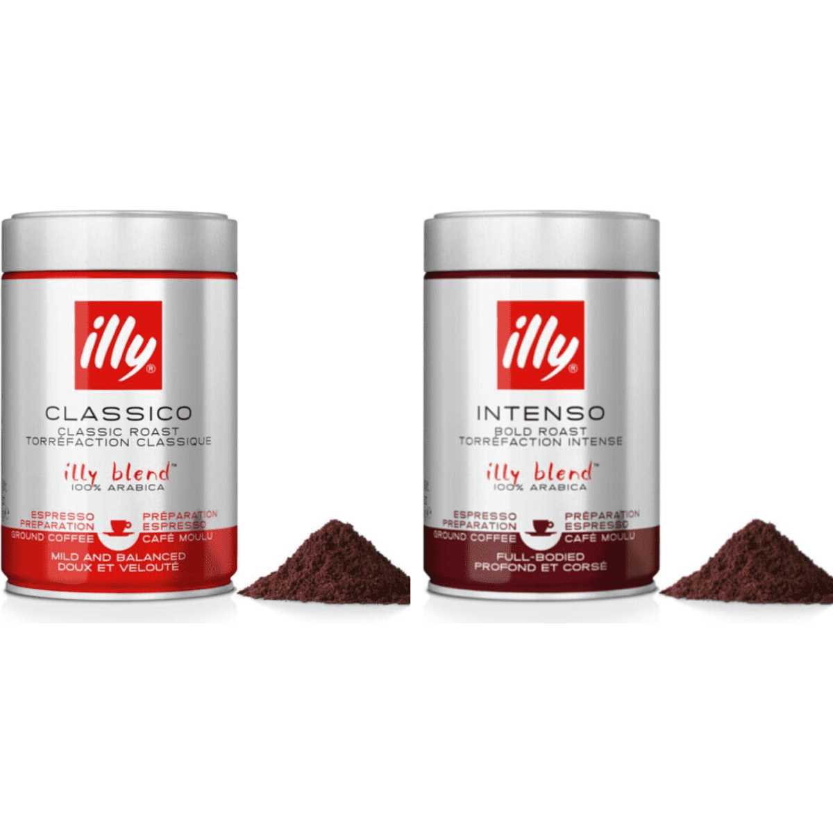 illy Espresso proefpakket - gemalen koffie - 2 x 250 gram