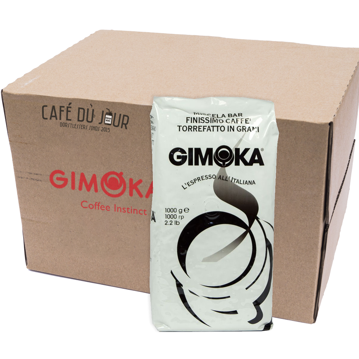 Gimoka Gusto Ricco lespresso Allitaliana 12 kg koffiebonen