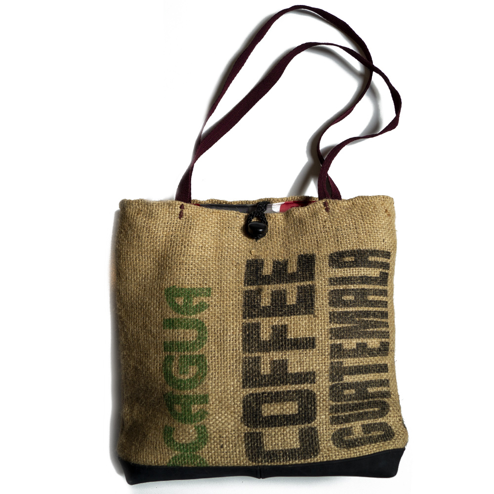 Tas gemaakt van Jute koffiezakken Guatemala