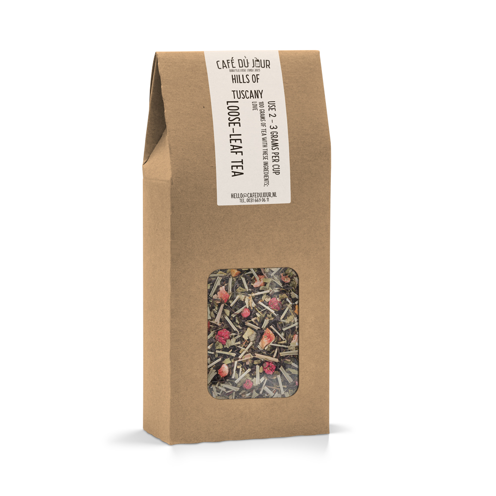 Hills of Tuscany - Zwarte thee 100 gram - Cafe du Jour losse thee