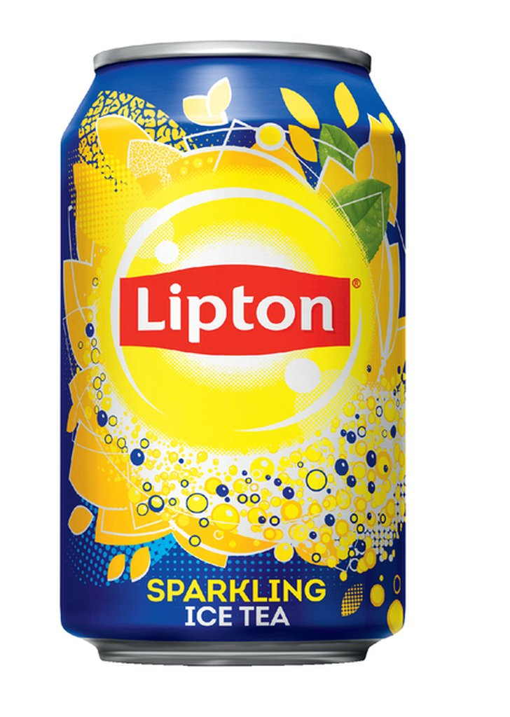Lipton Ice Tea Sparkling Classic 330 ml. tray 24 blikken