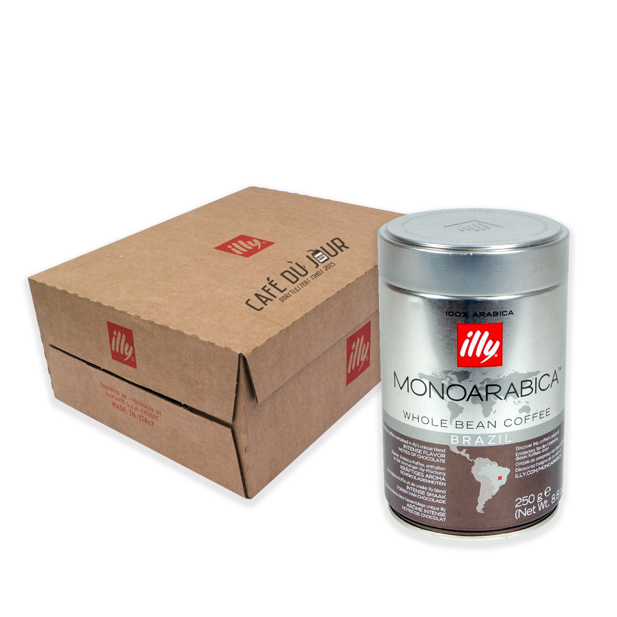 illy - koffiebonen - Voordeeldoos Arabica Selection Brazilie - 6 x 250 gram