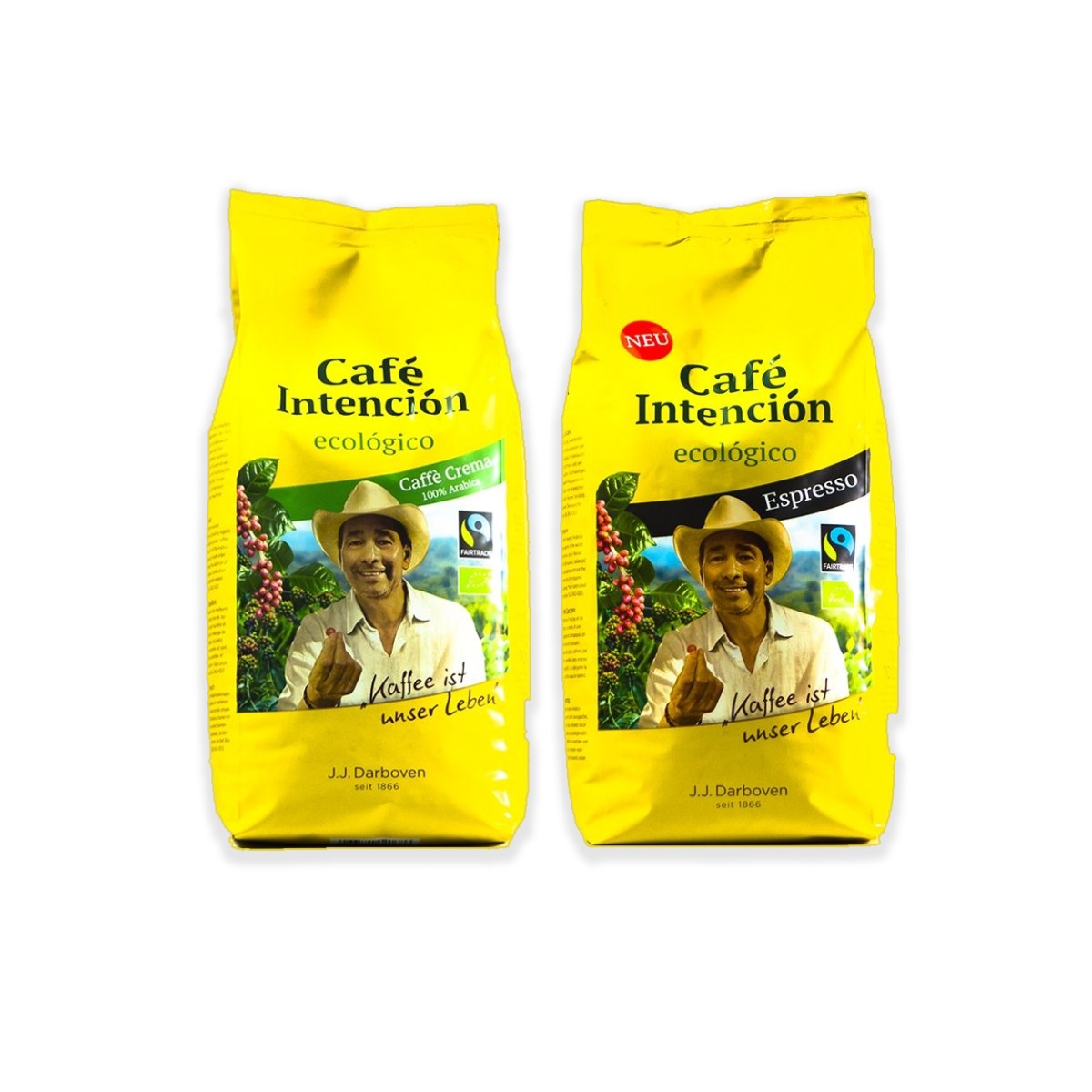 Cafe Intencion proefpakket - koffiebonen - 2 x 1 kilo