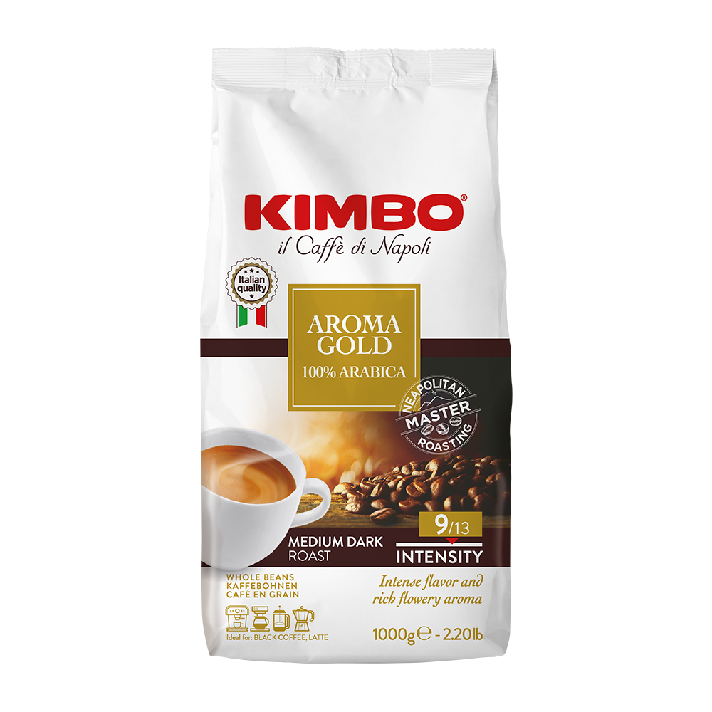 Kimbo Espresso Bar Aroma Gold - koffiebonen - 1 kilo