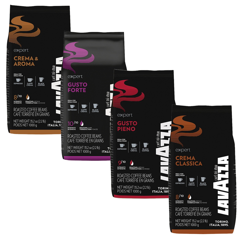 Lavazza Expert vending proefpakket koffiebonen 4 x 1 kilo