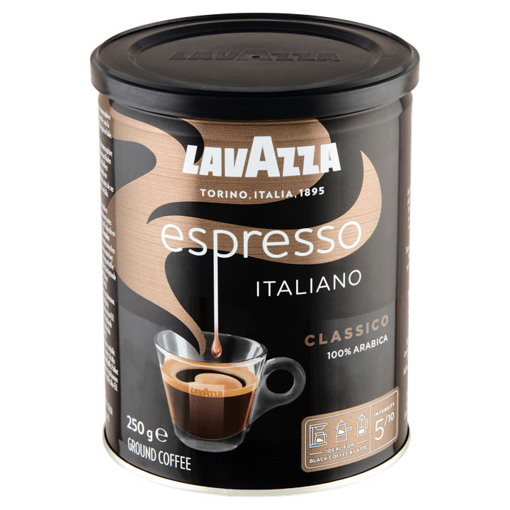 Lavazza Espresso Italiano Classico in blik gemalen koffie 250 gram