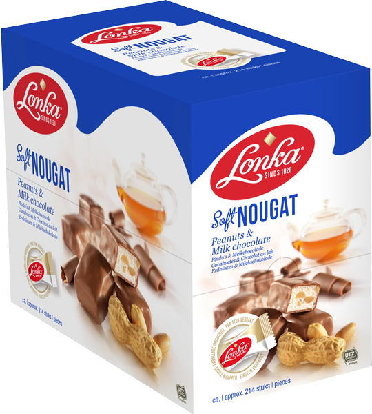Soft Nougat Peanuts Milk Chocolate 257 kg