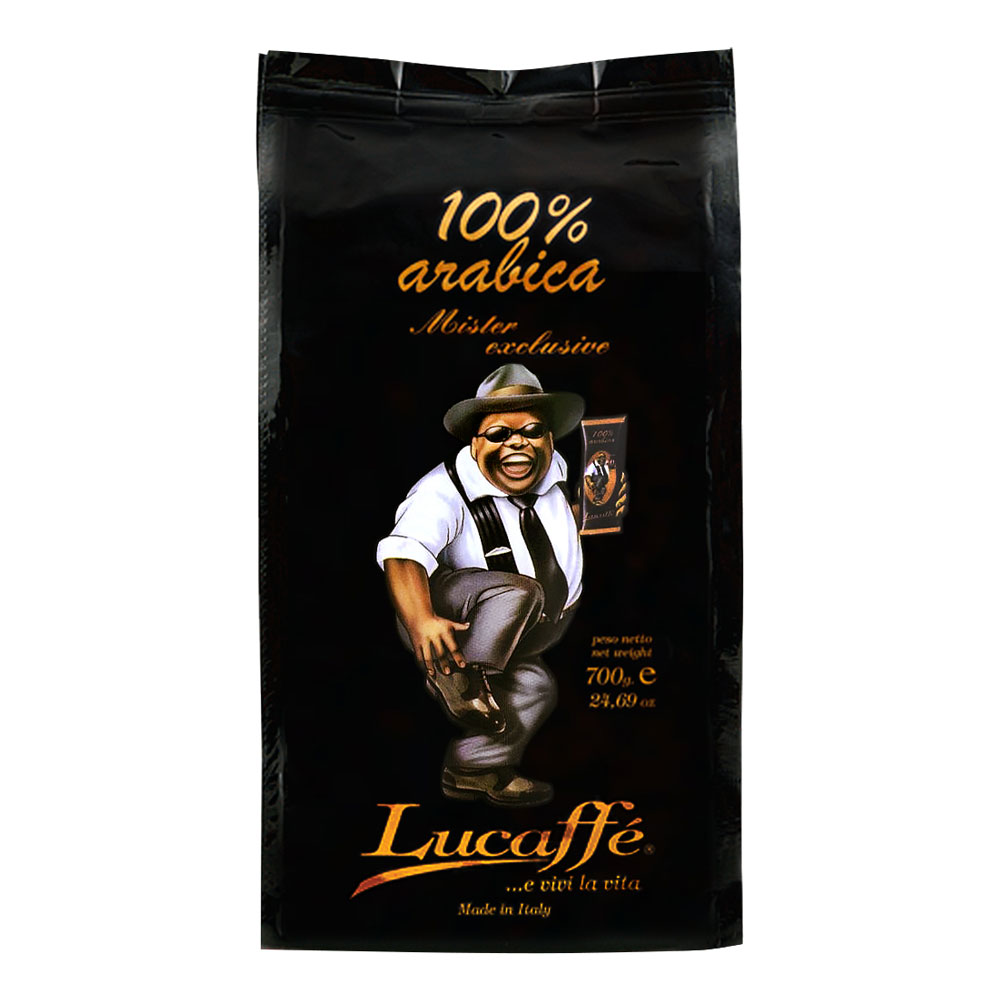 Lucaffé 100 arabica Mister Exclusive koffiebonen 700 gram