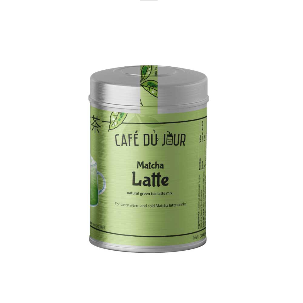 Matcha Latte Groene thee Latte Mix Café du Jour losse thee