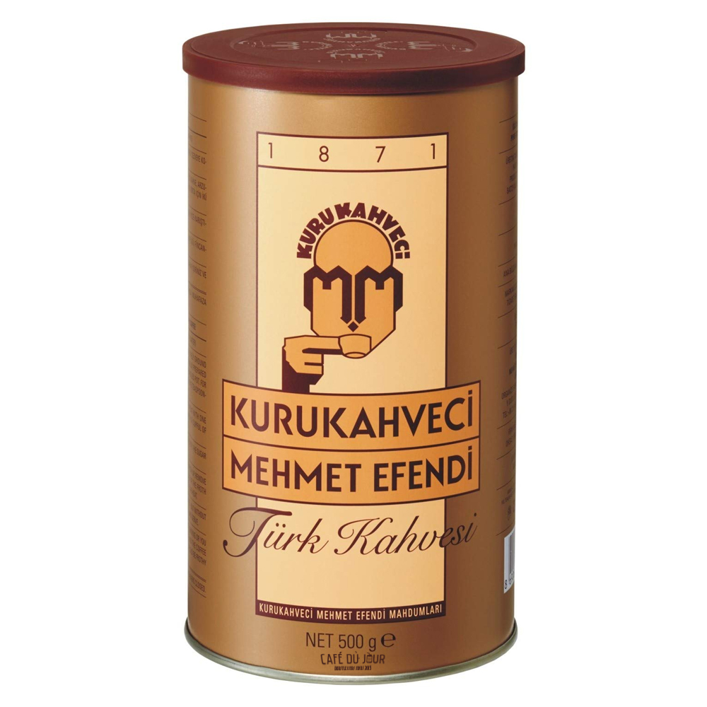 Turkse koffie Kurukahveci Mehmet Efendi gemalen koffie 500 gram