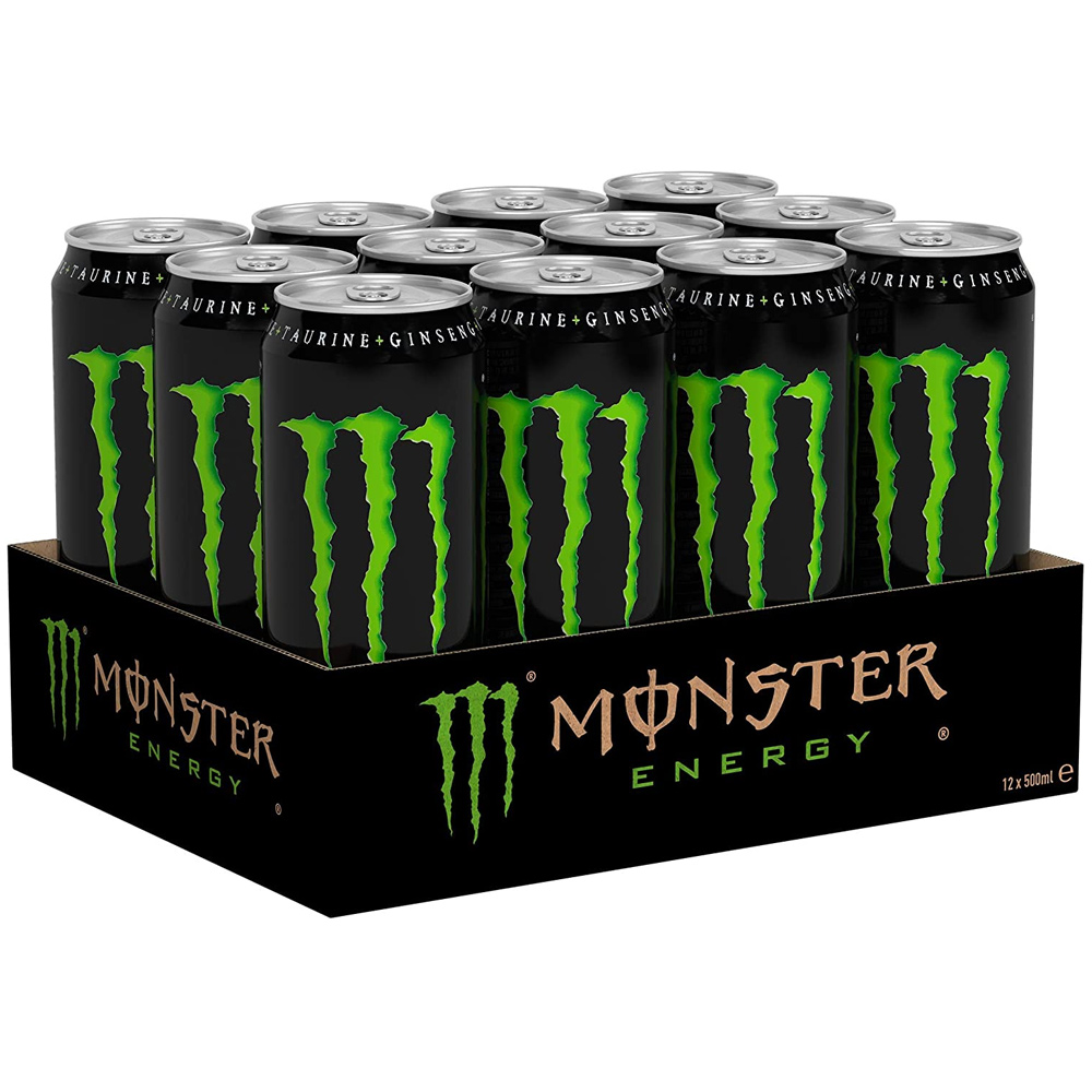Monster Energy 500 ml. tray 12 blikken