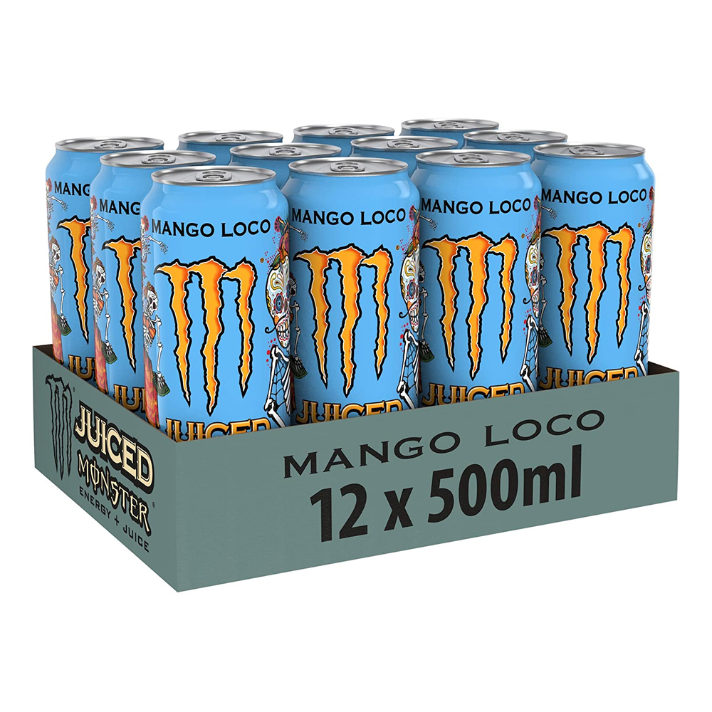 Monster Mango Loco 500 ml. tray 12 blikken