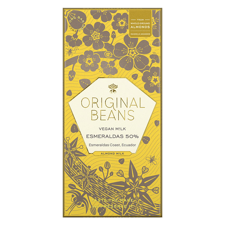 Original Beans Esmeraldas Vegan Almond 50 amandelmelkchocolade