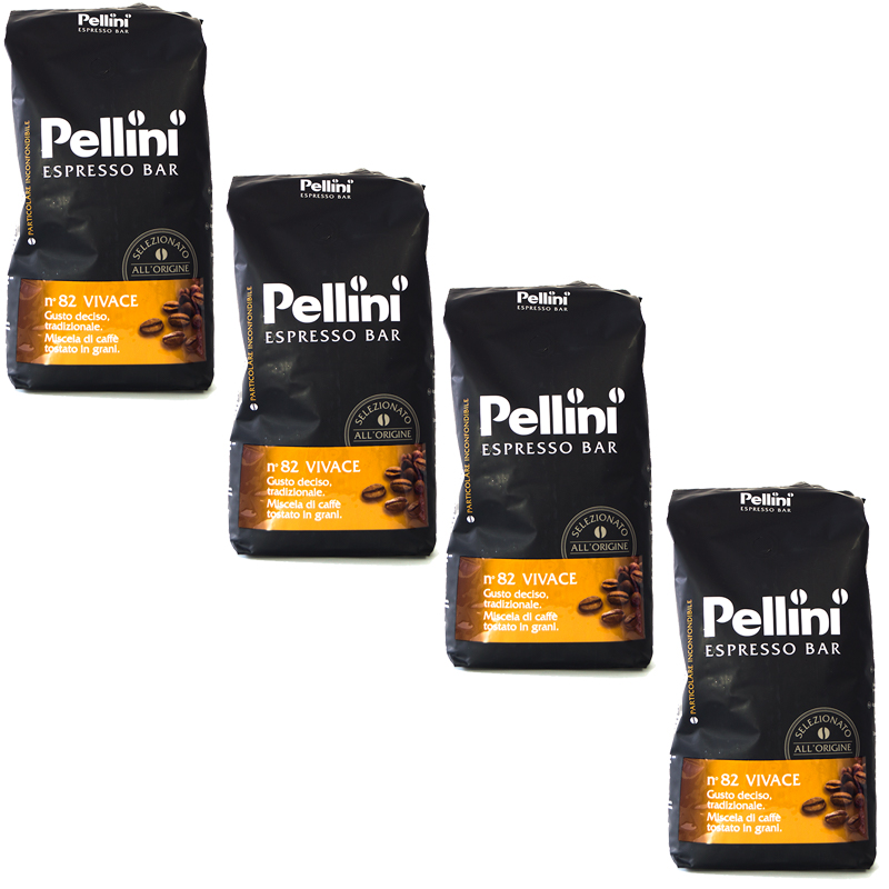Pellini Espresso Bar No 82 Vivace 4 kg koffiebonen voordeeldoos